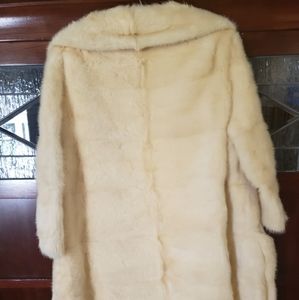 Vintage mink lined coat
